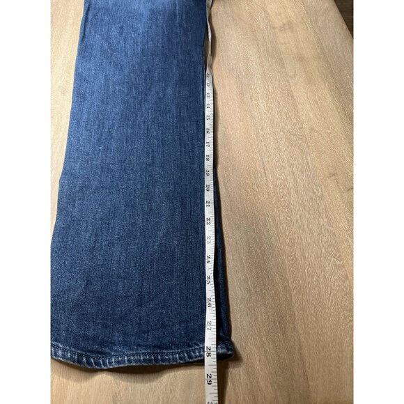 MOTHER Superior The Rambler Zip Matinee Ankle in Let's Wine About It 28 Wide Leg - Picture 8 of 11